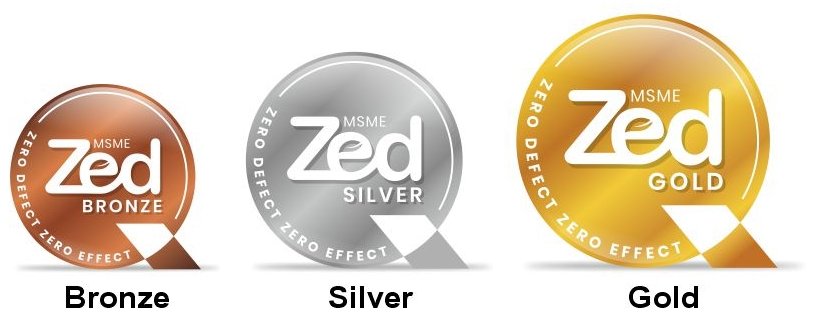MSME ZED Bronze, Silver, and Gold Certification Rating Levels